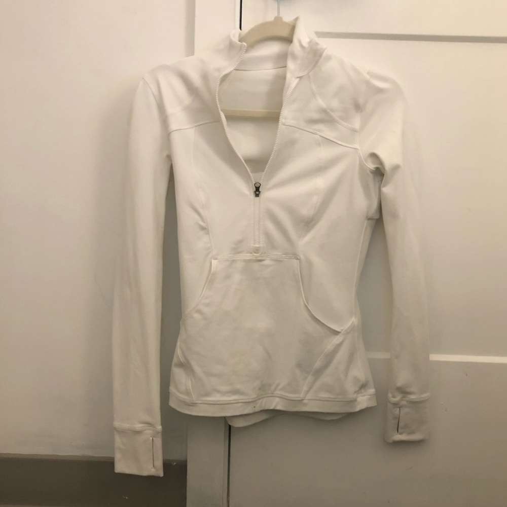 white lululemon pullover